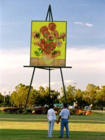 Van Gogh Sunflower Painting - Attractions Melbourne 0