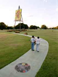 Emerald Centenary of Federation Mosaic Pathway