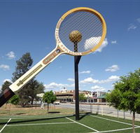 Barellans Big Tennis Racquet - Attractions Melbourne