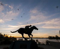 Black Caviar Statue
