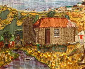 Adaminaby Memorial Hall Stage Curtain - Attractions Melbourne 1