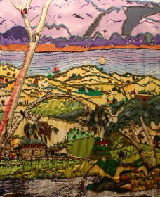 Adaminaby Memorial Hall Stage Curtain - Attractions Melbourne 2