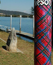 Maclean Tartan Power Poles - Attractions Melbourne 1