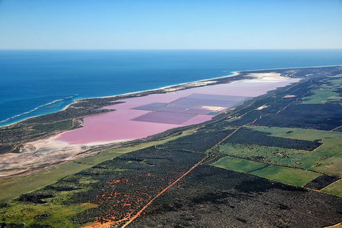 Pink Lake & Abrolhos Island Flyover - Attractions Melbourne 1