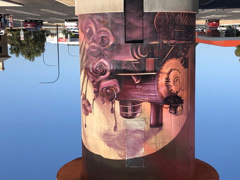 Kadina Water Tower Mural - Attractions Melbourne 2